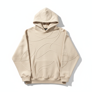 Wholesale <b>Men</b> Oversized Blank Plain Hoodies No String Custom Patchwork Vintage Hoodie - Product Image 1