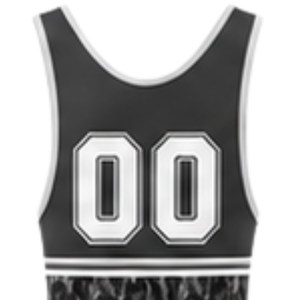 Singlet de Lucha Sublimado Negro y Gris para Hombre, Uniforme de Lucha Atlético Ligero de Poliéster, Ropa Deportiva para Entrenamiento y Alto Rendimiento - Product Image 5