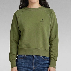 Sudadera de Mujer con Bordado Floral, Tejida en Algodón, Cuello Redondo, Mangas Farol, Estilo Holgado, Moda Otoño 2026 - Product Image 1