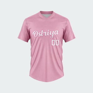 เสื้อเบสบอลดีไซน์ใหม่ ผลิตจากผ้าโพลีเอสเตอร์ 100% ระบายอากาศได้ดี น้ำหนักเบา 160 กรัม พร้อมโลโก้ด้านหน้า บริการ OEM - Product Image 4