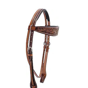Bridas para Caballos Ajustables a Precio de Mayoreo, Bridas de Entrenamiento Ecuestre Occidental con Banda Nasal Cómoda - Product Image 1
