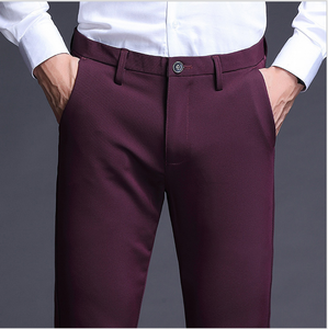 Pantalon Old Money en gros, personnalisable avec logo, haute qualité, pour homme, en sergé anti-plis, 100 % polyester, décontracté, poids moyen, avec cordon de serrage - Product Image 5