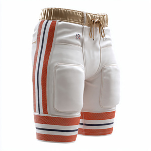 Custom Sportswear American Football Practice Shorts 100% Spandex Football Pants Custom Football Training Pants - Product Image 4