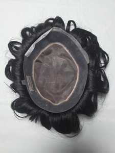 Perruque Cheveux Bouclés Birmans, Dentelle Suisse, Jerry Curl, Cheveux Remy, Bonnet Complet, Extension de Cheveux Humains - Product Image 6