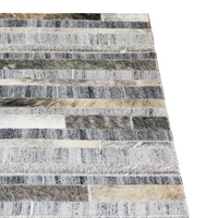 Custom Size Soft Stylish Hair-on Leather Carpet Wholesale Living Area Rug Sets for Home Office & Hotels Minimum Order 1 Piece