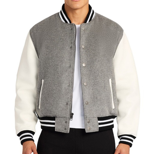 เสื้อแจ็คเก็ต Apex Autumn Letter Man Varsity แบบมีซับในผ้าฝ้ายผสมขนสัตว์  บุด้วยเส้นใยโพลีเอสเตอร์  ป้องกันแบคทีเรีย ระบายอากาศได้ดี กันลม - Product Image 6