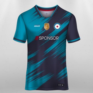 Camisetas de Fútbol Personalizadas al por Mayor, Uniformes de Fútbol para Hombre 100% Poliéster con Logotipo, Camisetas de Fútbol Económicas - Product Image 4