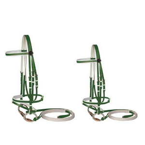 Bridon de cheval en PU fantaisie avec forme anatomique, rembourrage doux, design réglable, couleurs et logo personnalisés, service OEM, vente en gros - Product Image 5