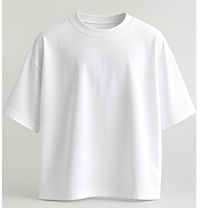เสื้อยืดคอตตอนเฟรนช์เทอร์รี่ทรงโอเวอร์ไซส์ ผ้าถักหนา ทรงหลวม สตรีทแวร์ ยูนิเซ็กซ์ รับสกรีนโลโก้ ผลิตขายส่ง - Product Image 6