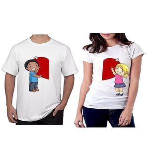 T-shirt unisexe col rond 100% coton Jersey manches courtes décontracté tricoté T-shirt décontracté unisexe sérigraphie T-Shirt unisexe - Product Image 4