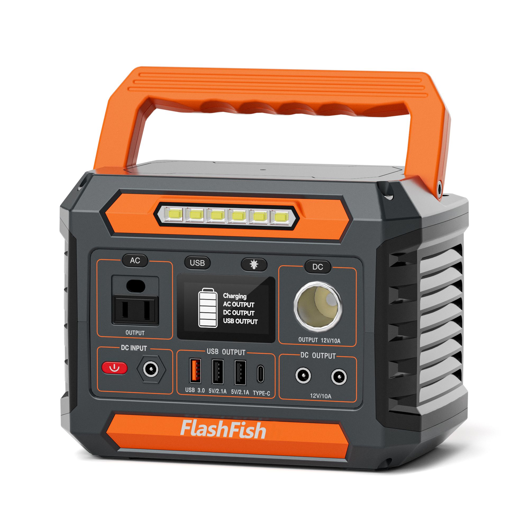 FlashFish Portable Power Station 200W 144.3Wh Lithium Ion Battery