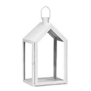 Modern High Selling Stainless Steel Glass Hanging <b>Lantern</b> <b>Black</b> Matte Finish Durable Eco-Friendly Indoor Christmas Valentine's - Product Image 6