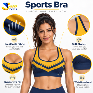 Wholesale Women Sports <b>Bra</b> Made with Breathable Fabric Offers Comfortable Fit <b>Stretch</b> Feel Women Sports <b>Bra</b> for Sports Activity - Product Image 6