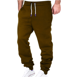 Pantalones Jogger Rectos Casuales para Hombre, Primavera, Algodón y Poliéster, Cintura Elástica, Dos Bolsillos Laterales, Ecológicos y Ligeros - Product Image 1