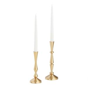 Porte-bougies en argent, design conique, pour la décoration de la maison, présentation sur table, support décoratif pour bougies, ensembles cadeaux - Product Image 3
