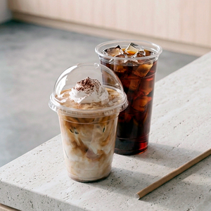 Transparent 95mm Plastic <b>Cup</b> with Lid 16oz Disposable PP <b>Cups</b> for <b>Cold</b> Beverage Tea Coffee <b>Cups</b> - Product Image 3