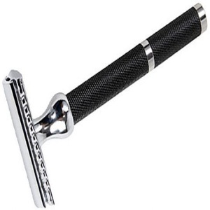 New Custom Design Men's Japan Stainless Steel Twin <b>Blade</b> Safety Razor Plastic Handle High Quality Sustainable <b>Barber</b> Shop Use - Product Image 4