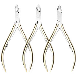 Pince à cuticules ronde, ciseaux de manucure, coupe-cuticules, éliminateur de peaux mortes, pince à ongles en acier inoxydable pour pédicure - Product Image 1