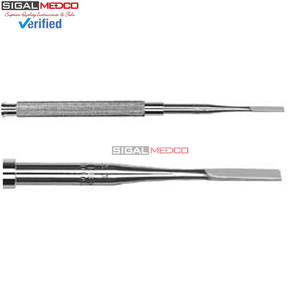 Ciseau à os chirurgical Gardner 3 mm avec manche rond en acier inoxydable, précision dentaire, orthopédique, médical, chirurgical, pour la coupe des os - Product Image 2