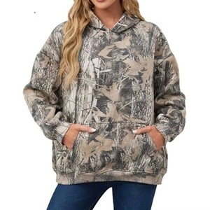 Sudadera con Capucha Extra Grande para Mujer, Diseño Sólido, Hombros Caídos, Manga Larga, Tejido de Poliéster, Ropa Casual de Invierno - Product Image 6