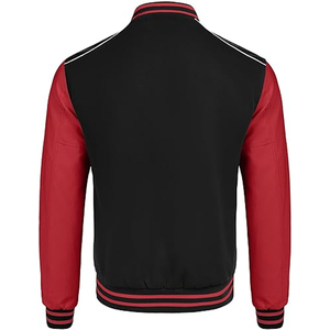 Stylish Hip Hop Style Varsity <b>Jackets</b> for Men Adults Full Sleeves Patch Work with Stand Collar <b>Winter</b> Wear for Parties Baseball - Product Image 2
