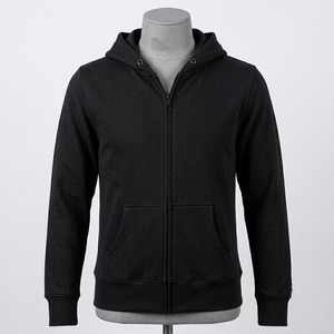 Sweat à capuche unisexe personnalisé avec fermeture éclair, de haute qualité, lourd, streetwear, pour hommes - Product Image 3