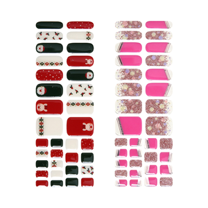 Fabricant de bandes d'ongles en gel semi-durci coréennes Santa & Rudolf Sparkling Aurora - Product Image 3