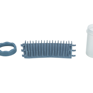 Nettoyeur de pattes bleu M-L en silicone/PP, produit de nettoyage et de bain pour animaux de compagnie - Product Image 3