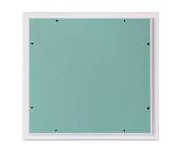 Leichte Weiße Quadratische Zugangsklappe für Decke und Wand mit Druckverschluss, Hochbelastbare Sicherheitskette, Aluminium-Extrusionen