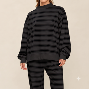 Sudadera Reversible con Cuello Alto para Mujer, Personalizable con Logotipo, de Manga Larga, Transpirable, Estilo Oversize - Comprar P - Product Image 1