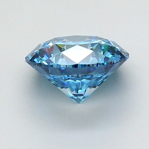 Diamante redondo de laboratorio de 1.90 ct, azul intenso, claridad VS1, pulido EX, CVD, piedra preciosa suelta de moda. - Product Image 3