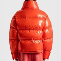 Blouson matelassé unisexe à fermeture éclair sur le devant, élégant, épais, chaud, léger, tendance, décontracté, pour l'hiver et le voyage