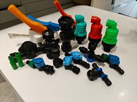 Vanne à boisseau sphérique en plastique Watersun pour irrigation goutte à goutte, connecteur de régulation de débit d'eau pour l'agriculture, l'élevage, les tuyaux d'irrigation goutte à goutte et les systèmes d'irrigation de jardin