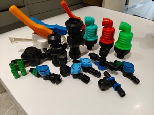Vanne à boisseau sphérique en plastique pour l'irrigation goutte à goutte, connecteur de régulation de débit d'eau pour l'agriculture, l'élevage, les tuyaux d'irrigation et les systèmes d'irrigation de jardin - Product Image 4