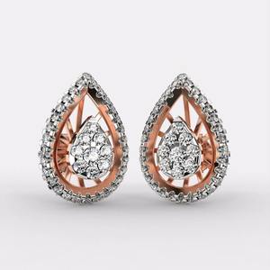 Boucles d'oreilles pendantes de luxe en argent plaqué, diamants naturels certifiés IGI, pureté élevée, taille brillant, couleur E, pour femme, les plus vendues - Product Image 3