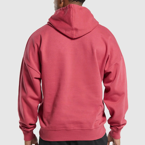 Sweat à capuche en coton surdimensionné, coupe ample, grammage lourd, OEM ODM, doux et confortable, design personnalisé, prix d'usine - Product Image 4