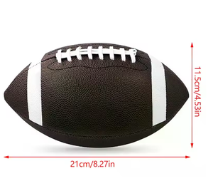 Ballon de football américain de l'Association de football et de rugby, taille standard 8,5 pouces, pour hommes, femmes et enfants - Product Image 3