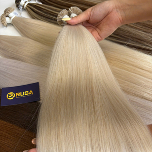 Extensiones de Cabello Humano con Punta Plana de Queratina, Vietnamitas, Super Double Drawn, para Uso en Salón - Product Image 5