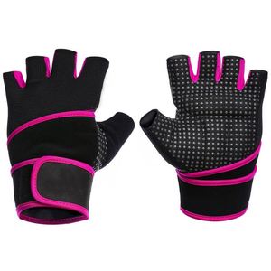 Guantes de Gimnasio para Interiores, Material PU Antideslizante, Correa de Muñeca Ajustable, Transpirables, para Levantamiento de Pesas, Hombres y Mujeres - Product Image 4