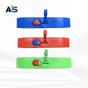 A&S Heavy Duty Quick Lock Color Coded Flat <b>Mop</b> Frame for Commercial <b>Dust</b> <b>Mop</b> Floor Cleaning - Product Image 3
