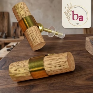 European Luxury Modern T Bar Knobs Wholesale Wood Brass Drawer <b>Door</b> Cabinet <b>Pull</b> <b>Handles</b> Kitchen Bathroom Living Room Wardrobe - Product Image 1