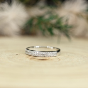 S925 New Fashionable 18K Gold Plated for Certified Elegant Pave Diamond Freshwater Pearl for Women <b>Gift</b> Jewelry Trendy Ring - Product Image 1