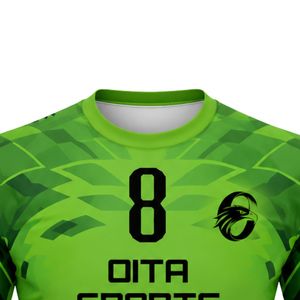 ชุดแฮนด์บอลสีเขียวนีออนสำหรับผู้ชาย เสื้อเจอร์ซีย์และกางเกงขาสั้น ชุดกีฬาน้ำหนักเบา ระบายอากาศได้ดี เหมาะสำหรับการฝึกซ้อมและการแข่งขัน - Product Image 5