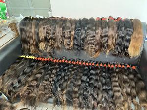 Extensiones de cabello humano indio crudo sin procesar virgen de cabello rubio 613 de la mejor calidad - Product Image 2