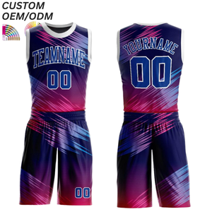 Maillot de basketball professionnel respirant, uniforme d'équipe personnalisé imprimé, 100 % polyester, support OEM ODM pour la fabrication en gros - Product Image 6