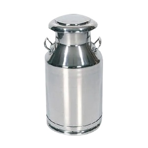 Bidon à lait en acier inoxydable pour une productivité élevée, stockage et transport sécurisés du lait, fermes laitières, qualité alimentaire, construction résistante à la rouille - Product Image 1