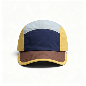 Gorra de Béisbol Deportiva de 5 Paneles, Sin Estructura, Transpirable, para Adultos, de Nailon, con Logotipo Impreso, Venta al Por Mayor - Product Image 1