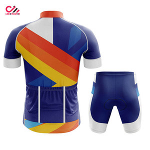 Tenue de cyclisme pour homme la plus vendue, sur mesure, à manches courtes, coupe compressive, à prix abordable, avec le meilleur service OEM - Product Image 2