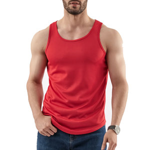 Vente directe d'usine, débardeur décontracté pour homme, respirant, 100% coton, de haute qualité, pour la salle de sport, l'exercice physique, la remise en forme, en vente en ligne - Product Image 1