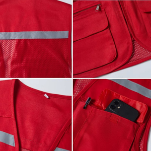 Chaleco de Seguridad Casual sin Mangas con Cuello Alto, Reversible, Impermeable, Transpirable, de Secado Rápido, con Logotipo Personalizado Impreso al por Mayor para Otoño - Product Image 3